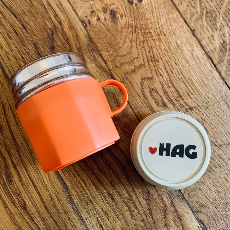 HAG Thermos Caff�� Arancione Design - Italia 1970