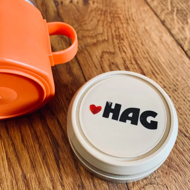HAG Thermos Caff�� Arancione Design - Italia 1970