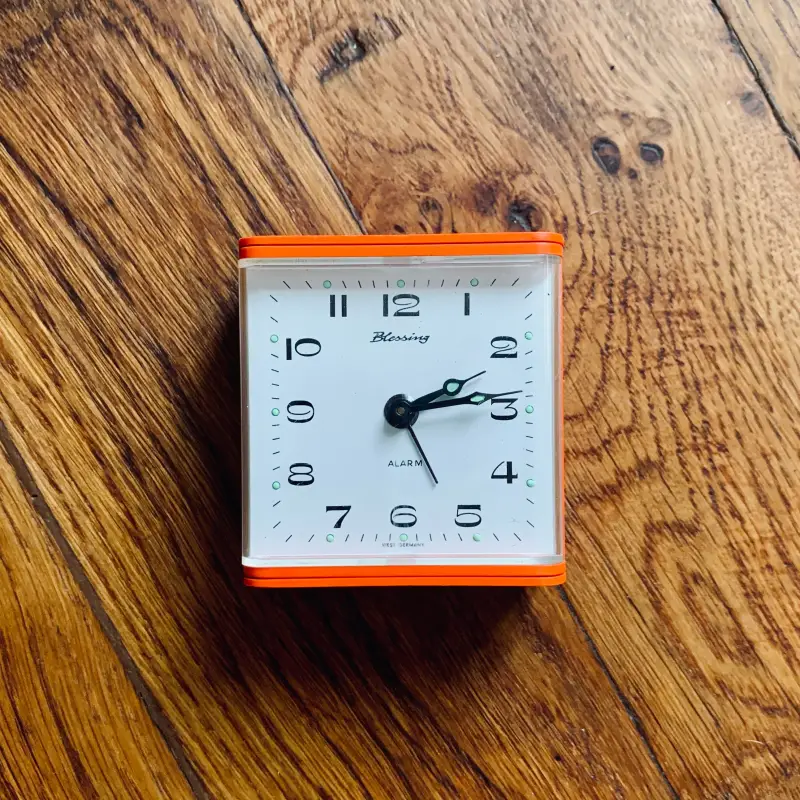 Blessing Orologio Sveglia Modernariato - Germania 1970