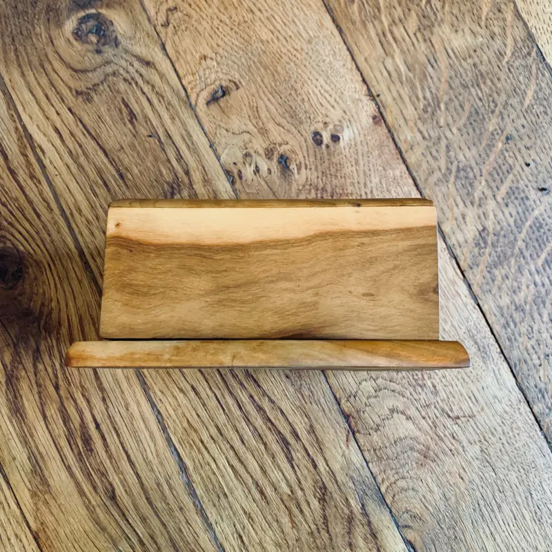 Portasigarette Mid-Century in legno da tavolo - Francia 1960