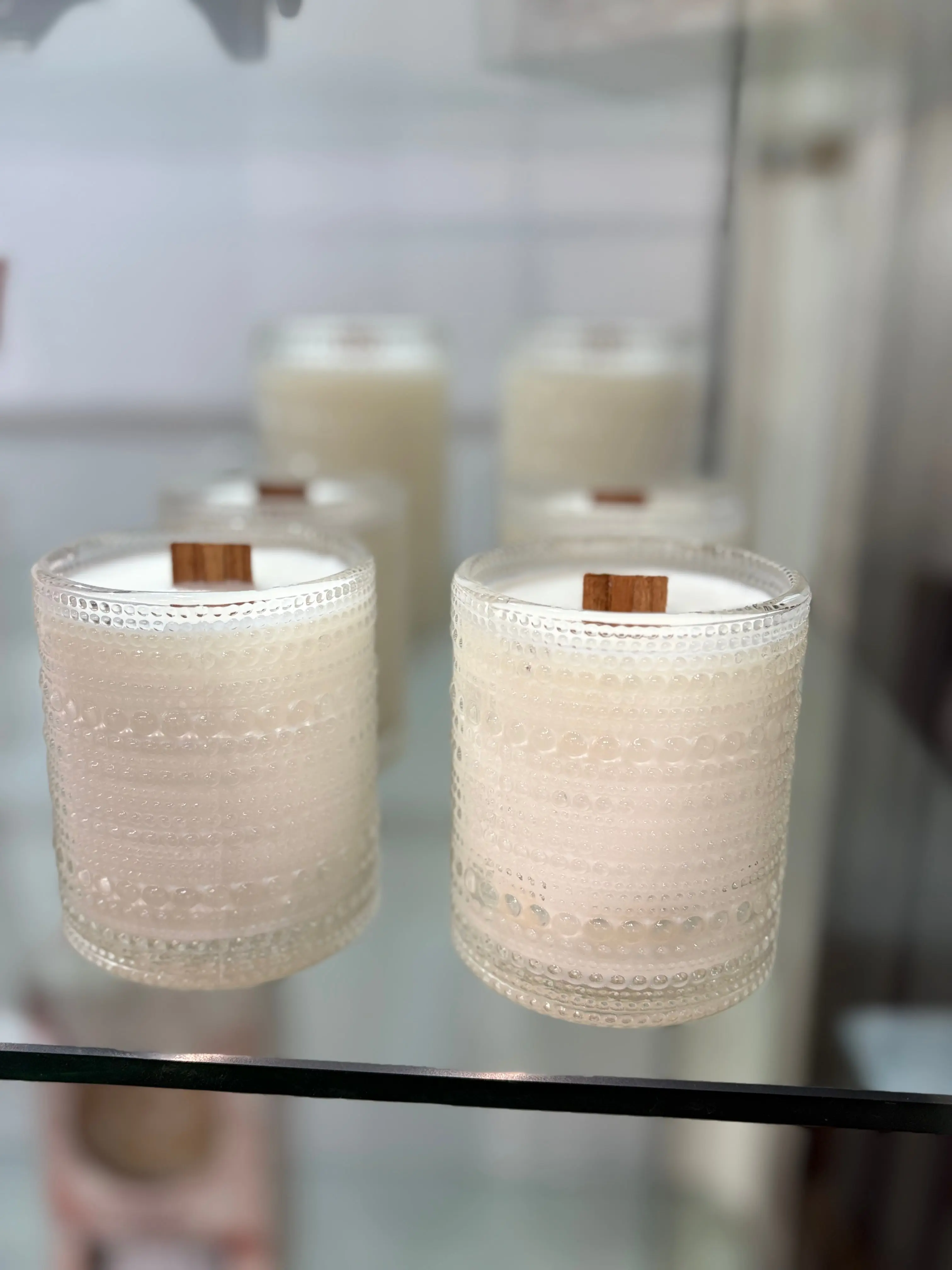 Sweet Grace Scented Candle | Aromatherapy Wood Wick Candles for Home | Handcrafted Long - Lasting Soy Wax Candles | Housewarming Gifts for Women