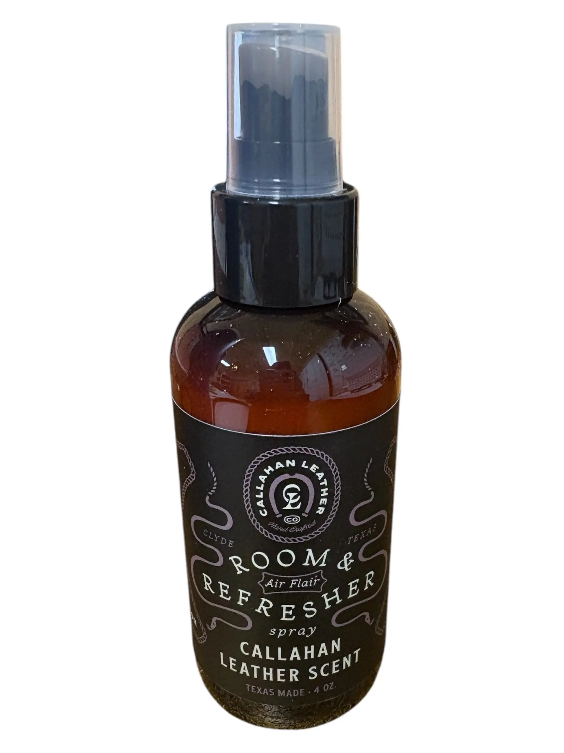 Leather Scented Air Spray �?4 oz | Long-Lasting Room & Car Freshener