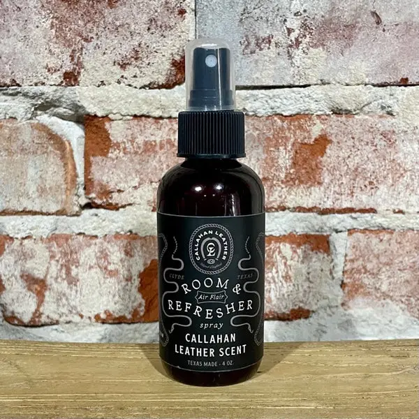 Leather Scented Air Spray �?4 oz | Long-Lasting Room & Car Freshener
