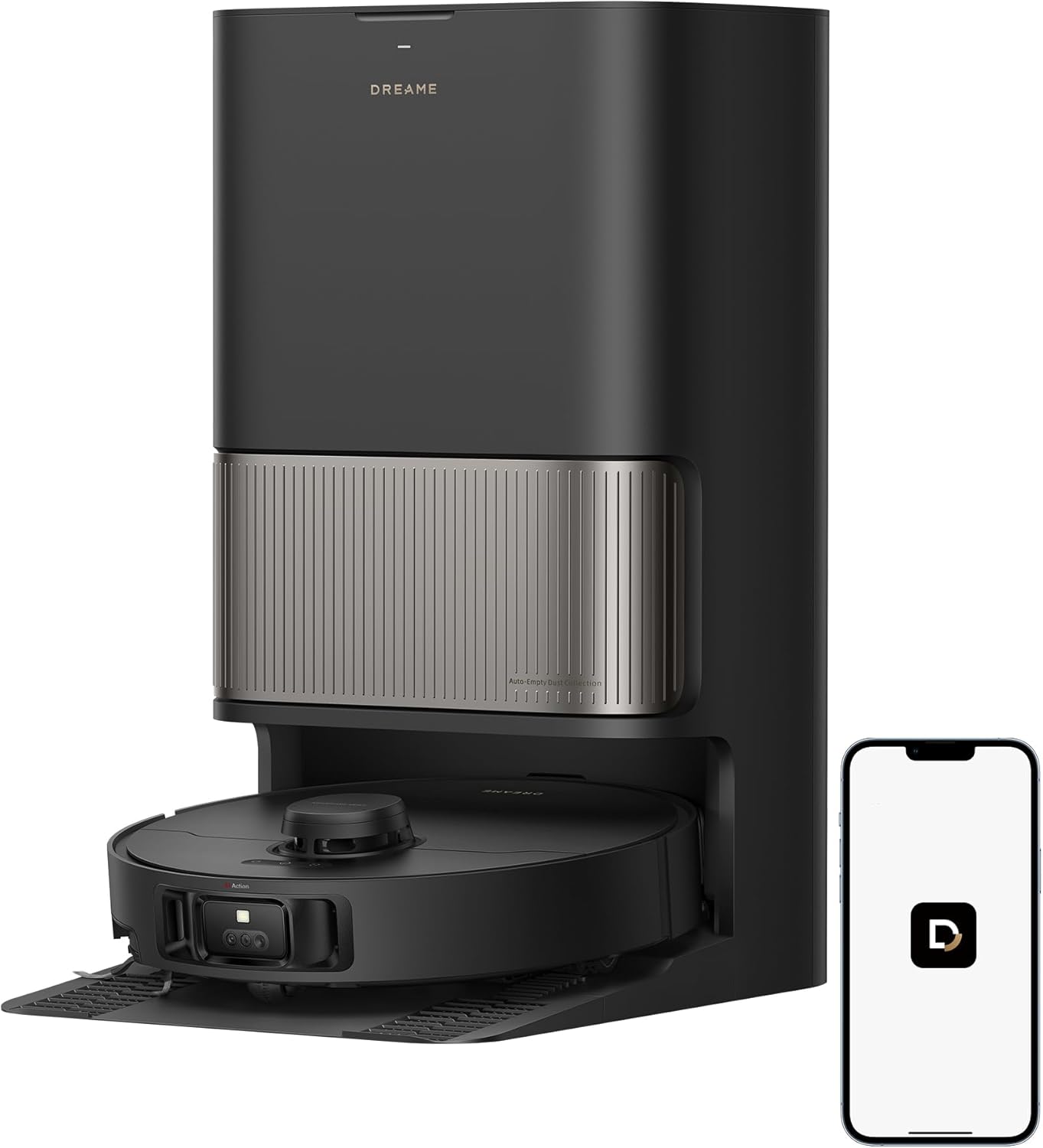 dreame L10s Ultra Gen 2 robotstøvsuger med aftørringsfunktion, MopExtend™ RoboSwing-teknologi, 10.000 Pa Vormax™ sugekraft, kæledyrstilstand, fuldautomatisk basestation, alsidig tæpperengøring