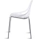 Set of 6 Accent Armless Modern Dining Chairs with Feet Pads