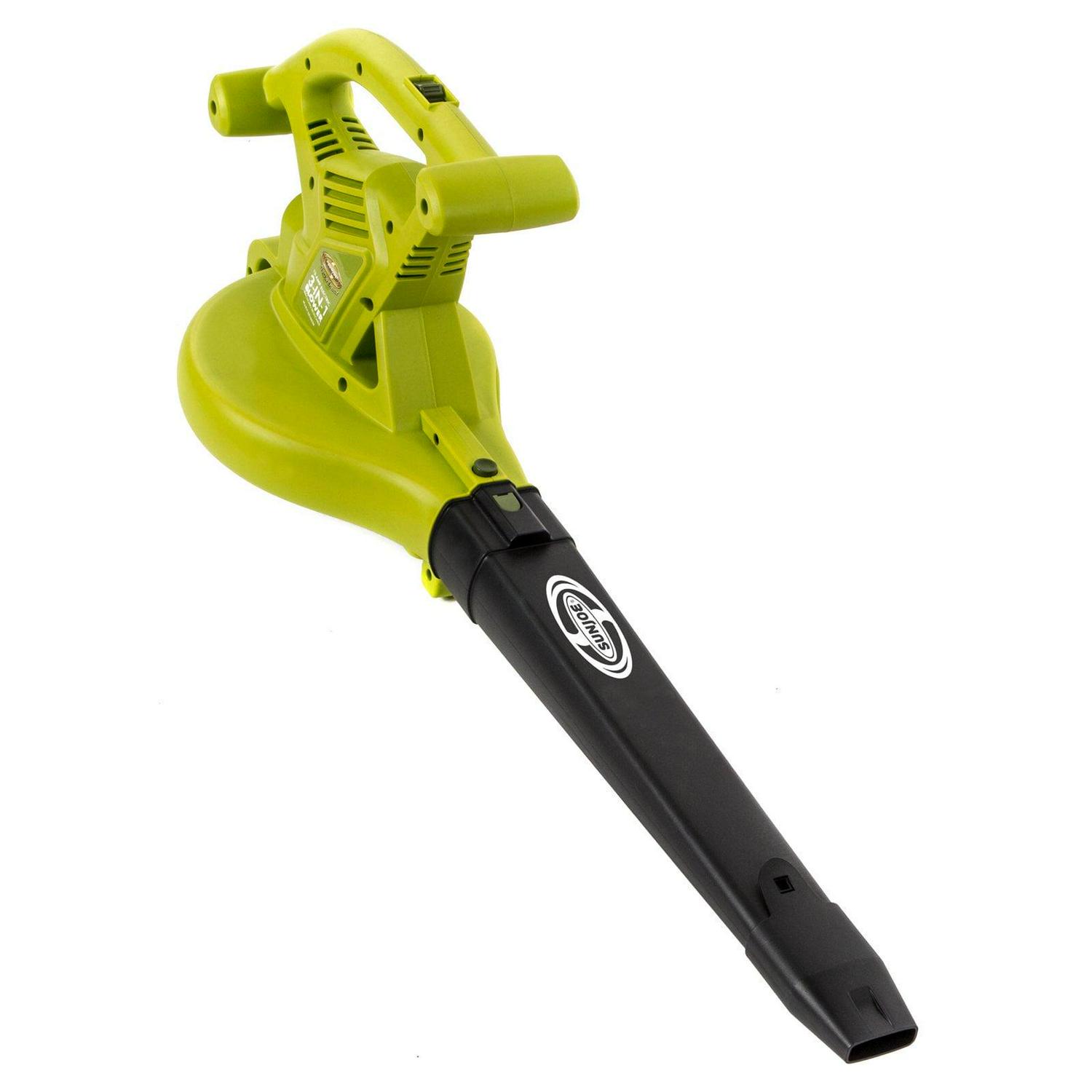 Sun Joe SBJ605E 3-in-1 Electric Blower/Vacuum/Mulcher, 14-Amp, 250mph, Aluminum Impeller