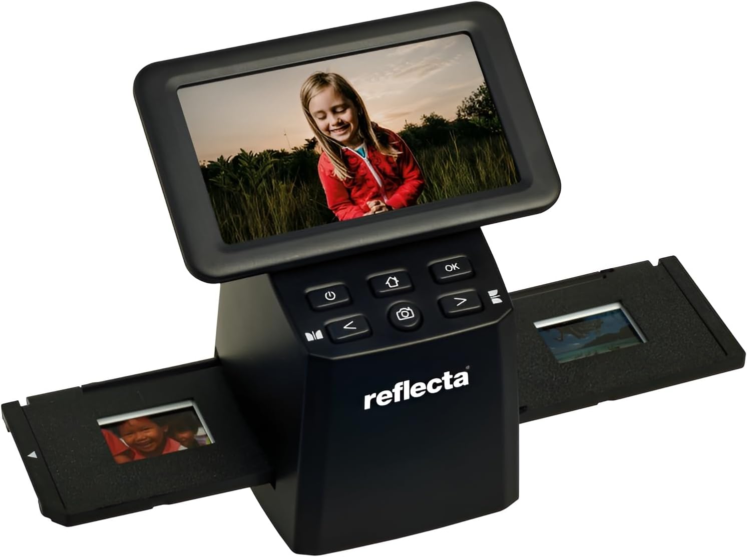 Reflecta x33-scanning - Diascanner af høj kvalitet og negativ scanner med 15,3 MP CMOS-sensor, 5