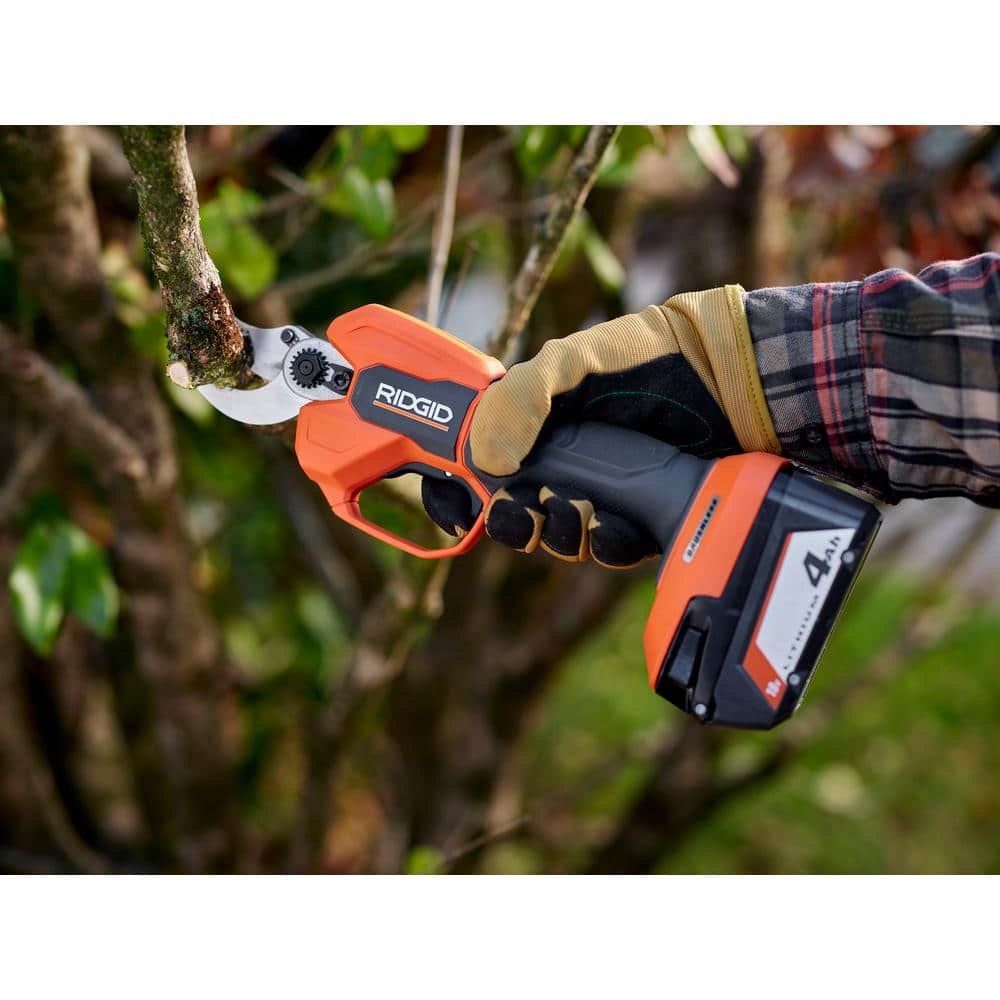 18V Brushless Cordless Battery Pruner with 2.0 Ah Battery and Charger R01301K