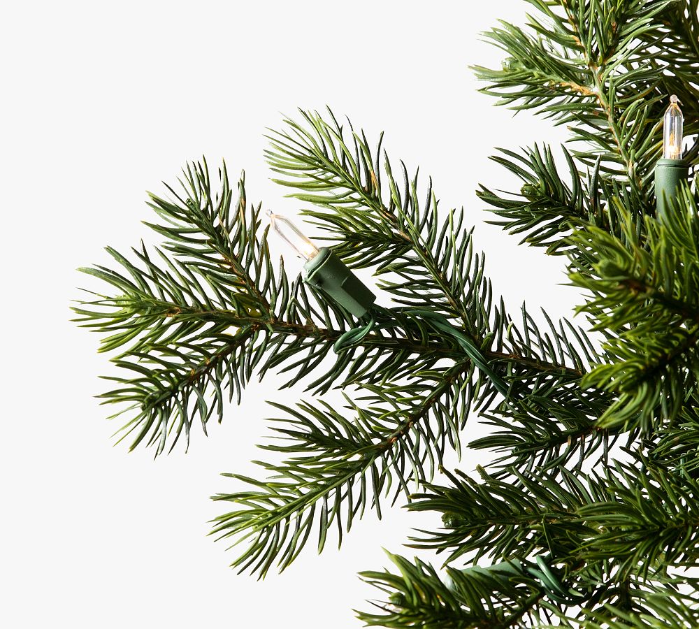 Balsam Hill Tree Classics Lakeshore Spruce Pre-Lit Faux Christmas Tree, LED, 6.5ft/7.5ft, Indoor