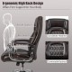 Height Adjustable Big and Tall Office Chair Computer Desk Chair with Metal Base