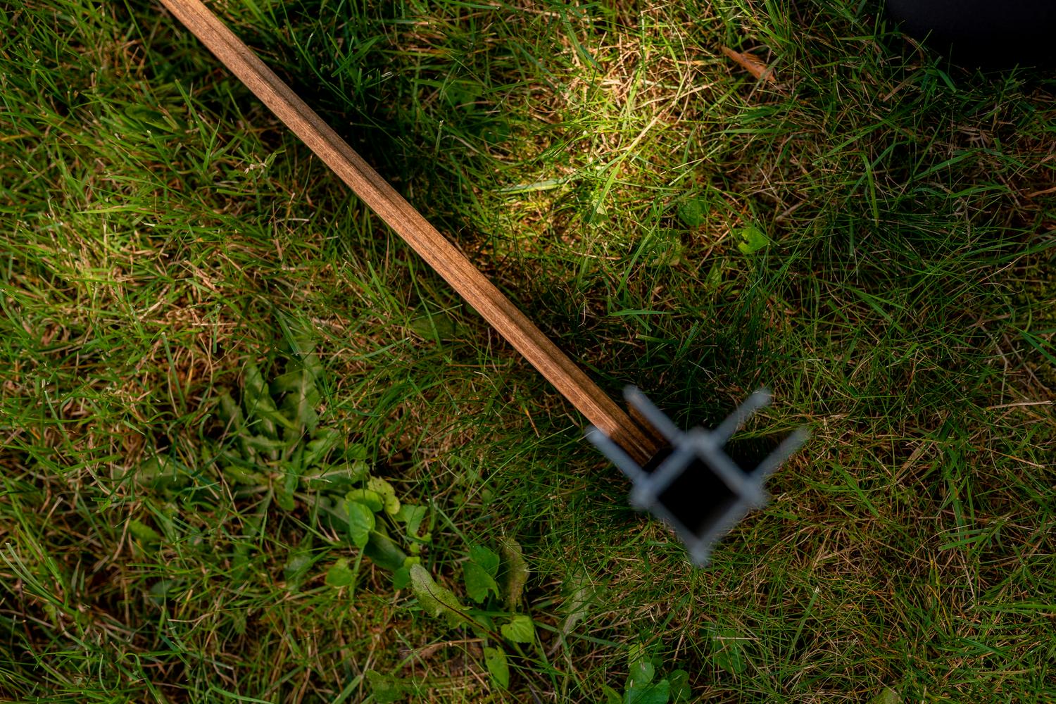 Vita Mezza Cedar Keyhole Composting Garden Bed, 4’x4’x22′′, Golden Brown, Eco-Friendly, VT17701