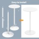 Round Bistro Table 40 Inch Bar Height Tall Coffee Cocktail Table