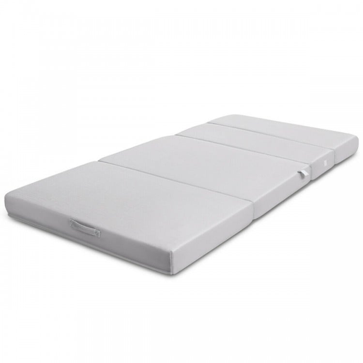 4 Inch Folding Sofa Bed Foam Mattress with Handles