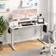55 Inch x 24 Inch Height Adjustable Electric Standing Desk with 2 Drawers