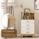 4-Drawer Dresser with 2 Anti-Tipping Kits for Bedroom