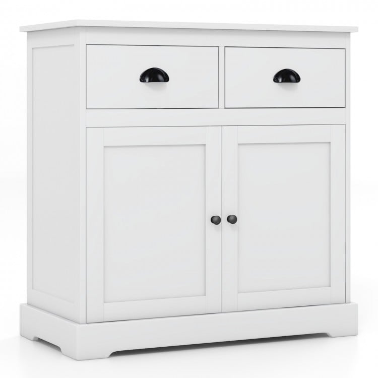 Kitchen Buffet Storage Cabinet with 2 Doors and 2 Storage Drawers