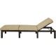 Paito Wicker Chaise Lounger with Adjustable Backrest