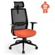 Ergonomic Office Chair with Lumbar Support and Adjustable Headrest