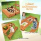 Kids Wooden Sand Box with Foldable Picnic Sensory Table and Bench