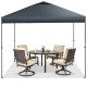 10 x 10 Feet Foldable Outdoor Instant Pop-up Canopy with Carry Bag