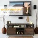 58 Inch Wood TV Stand Entertainment Media Center Console with Storage Cabinet