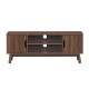 50 Inch Wood Media TV Stand with Storage Shelf