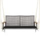 2-Person Patio Wicker Hanging Swing Chair