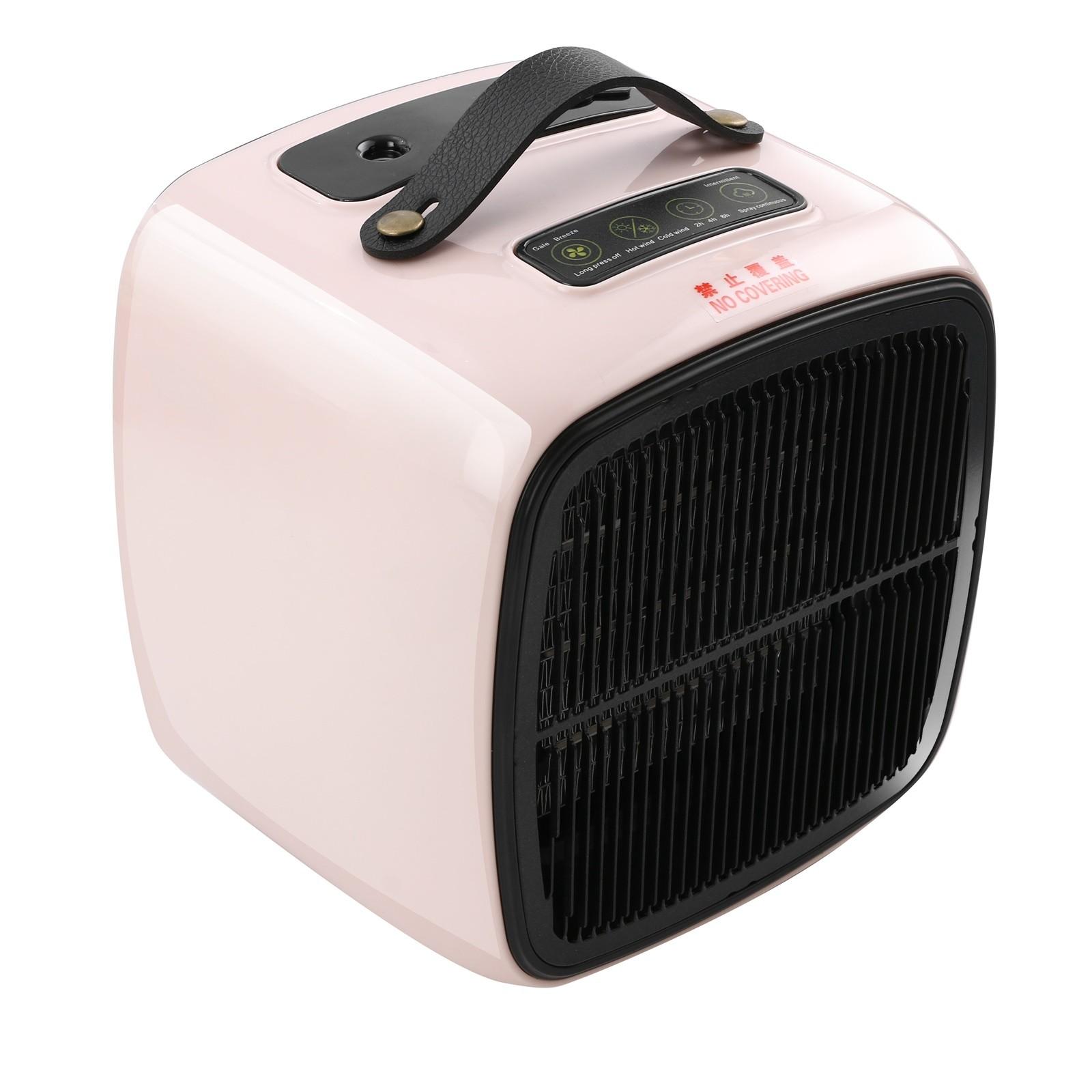 Portable 3-in-1 Ceramic Space Heater & Fan with Humidifier, 600W/1300W, Quiet, Timer, Safety Features, for Home & Office Use