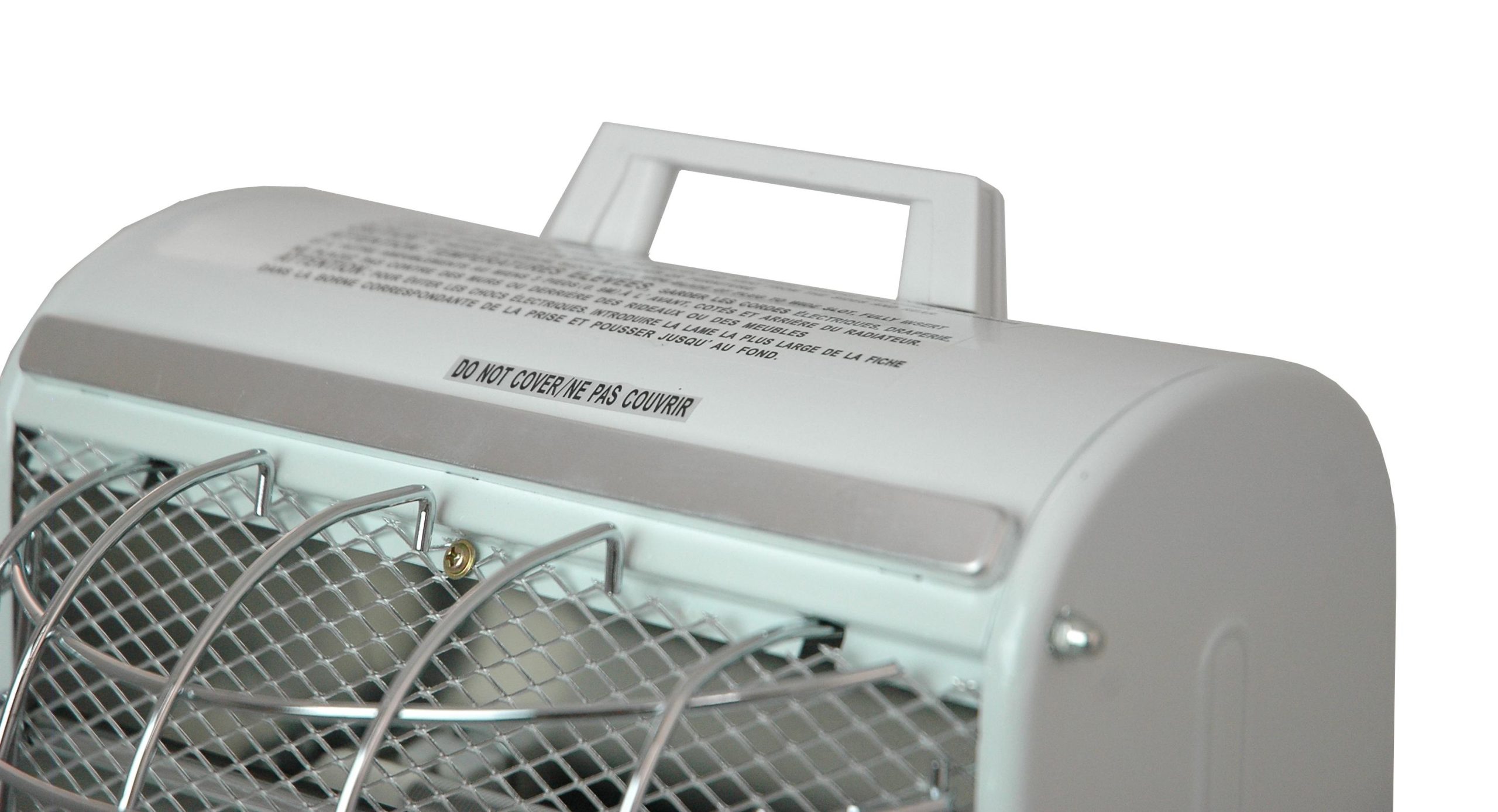 Fahrenheat MCM Portable Fan-Forced Radiant Heater, 600-1500W, 120V, White