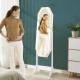 Standing Lockable Jewelry Armoire with Full Length LED Mirror