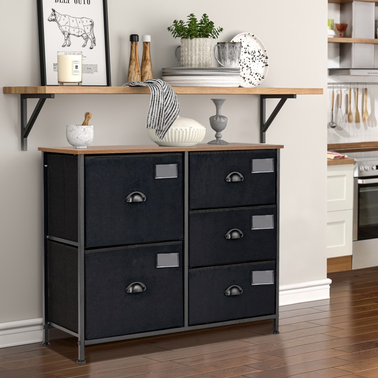 5-Drawer Storage Dresser for Bedroom and Entryway