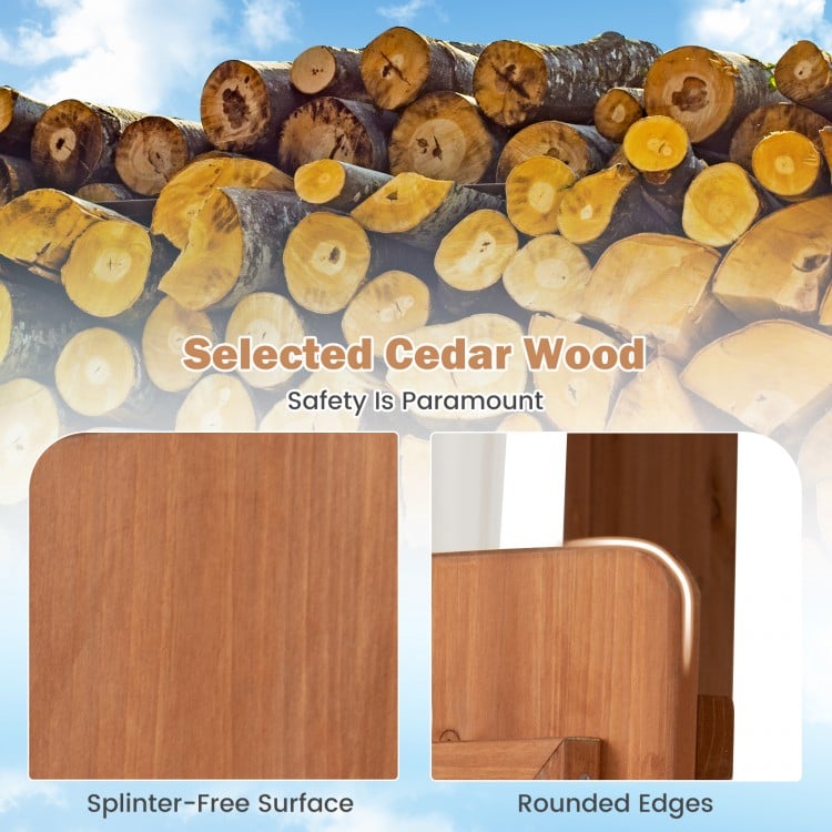 Kids Gas Station Playhouse with Gas Refueling Guns for Aged 3+