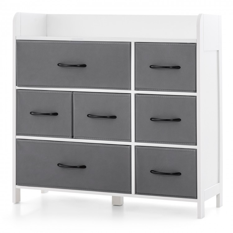Fabric Dresser with 7 Drawers for Bedroom