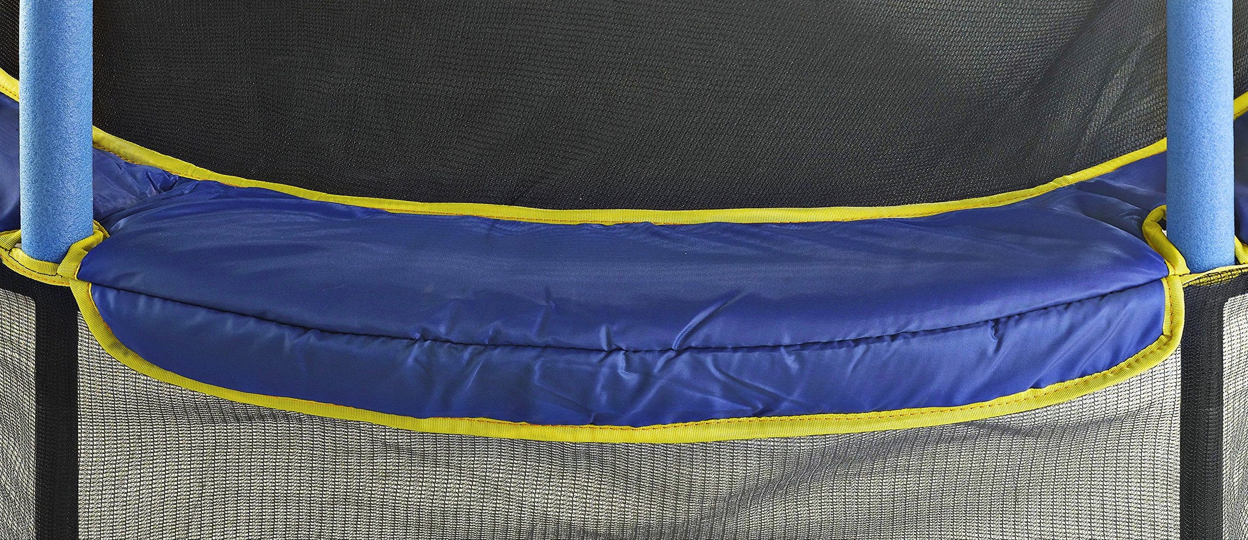 Machrus Upper Bounce 55′′ Kids Trampoline with Safety Enclosure – No-Spring Bungee System, Easy Assembly