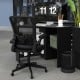Ergonomic Desk Chair with Lumbar Support and Flip-up Armrest