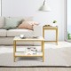 Nesting Coffee Table Set of 2 for Living Room
