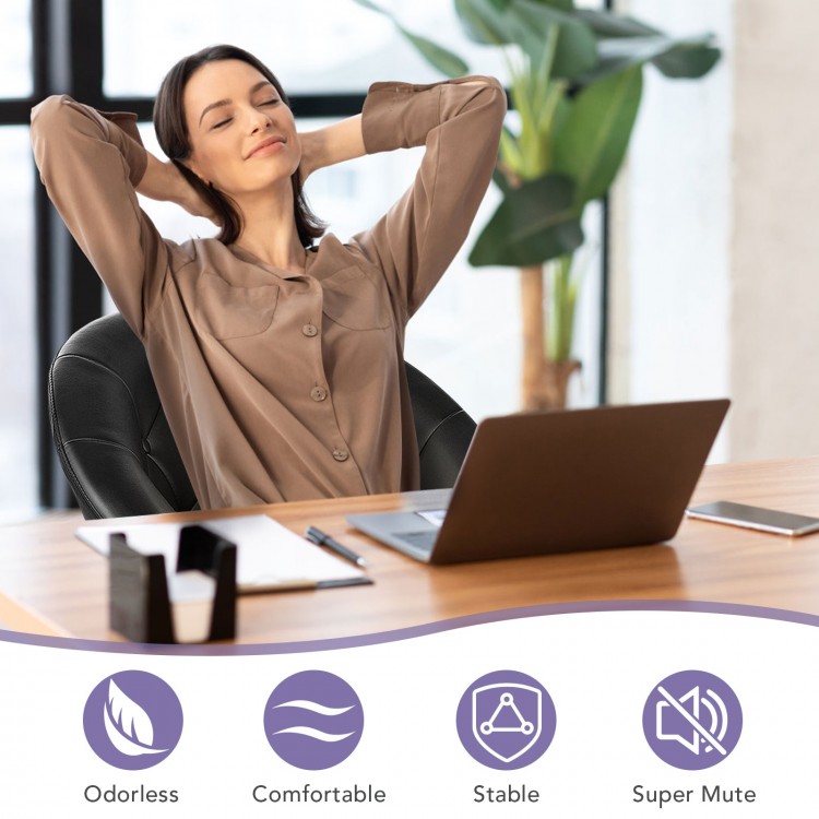 1 Piece Adjustable Modern Swivel Round Tufted