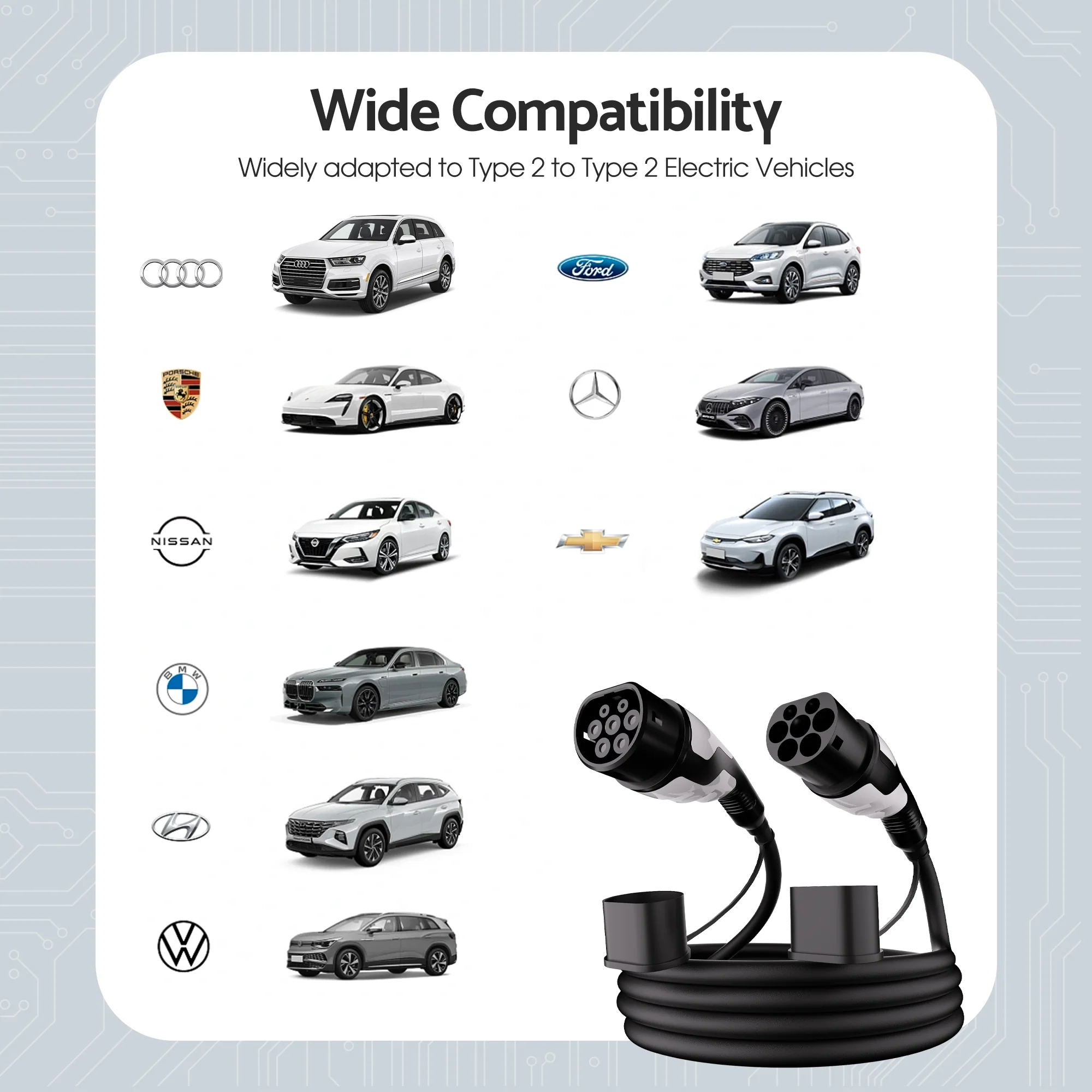 EV Charging Cable 22kW 32A EV Charger