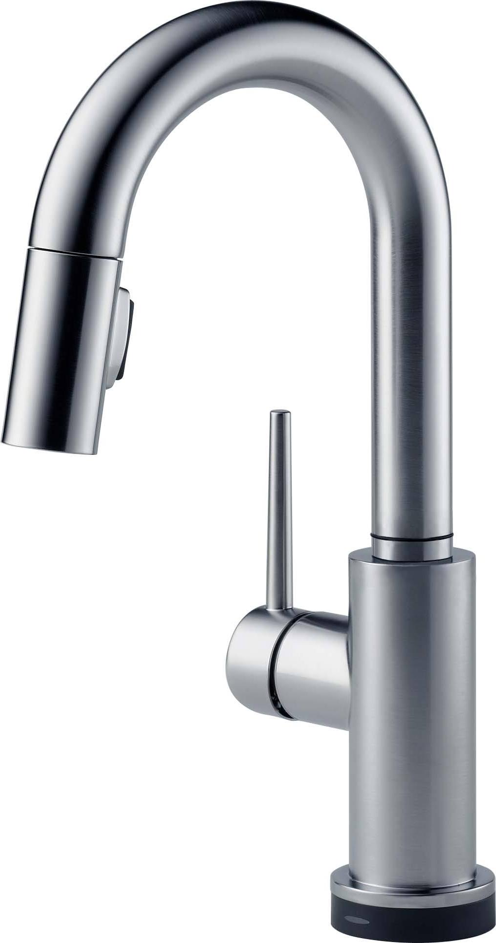 Delta Trinsic Touch2O Single Handle Pull-Down Kitchen Faucet, Arctic Stainless