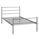Twin Size Metal Bed Frame Platform with Headboard
