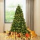 7/7.5/8 Feet Pre-lit Artificial Natural Christmas Tree with LED Lights