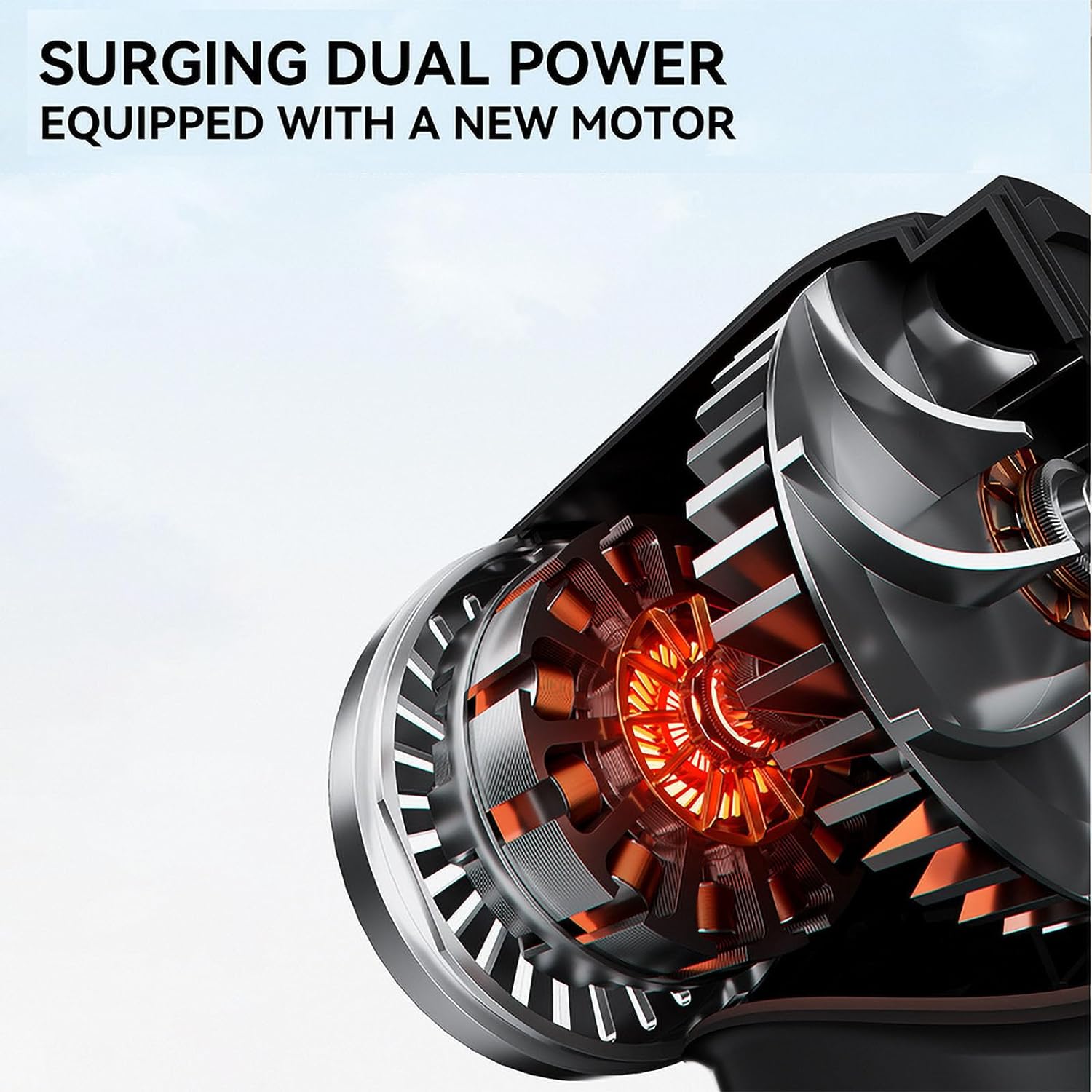 Generic Portable Cordless Handheld Vacuum Cleaner, 120W, 280ml Capacity, Blue – Lightweight & Compact for Car and Home Use