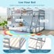 Twin Over Full Bunk Bed Low Floor Bunk Bed Frame