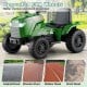 12V 2-in-1 Kids Ride On Tractor with Trailer and 3-Gear Shift