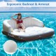 Inflatable Pool Float Lounge Swimming Raft