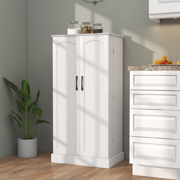 Freestanding Buffet Cupboards Sideboard with 2 Doors and Anti-Tipping Devices