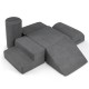 6-Piece Baby Climbing Blocks with 30D High-Density Foam and Carrying Handles