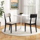 Modern Dining Chairs Set of 2 with Tilt Backrest for Dining Room