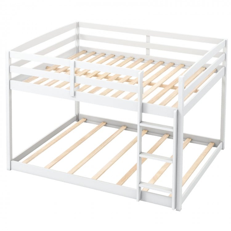 Full Over Full Bunk Bed Low-to-ground Bunk Bed