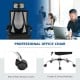 Ergonomic Recliner Mesh Office Chair with Adjustable Footrest